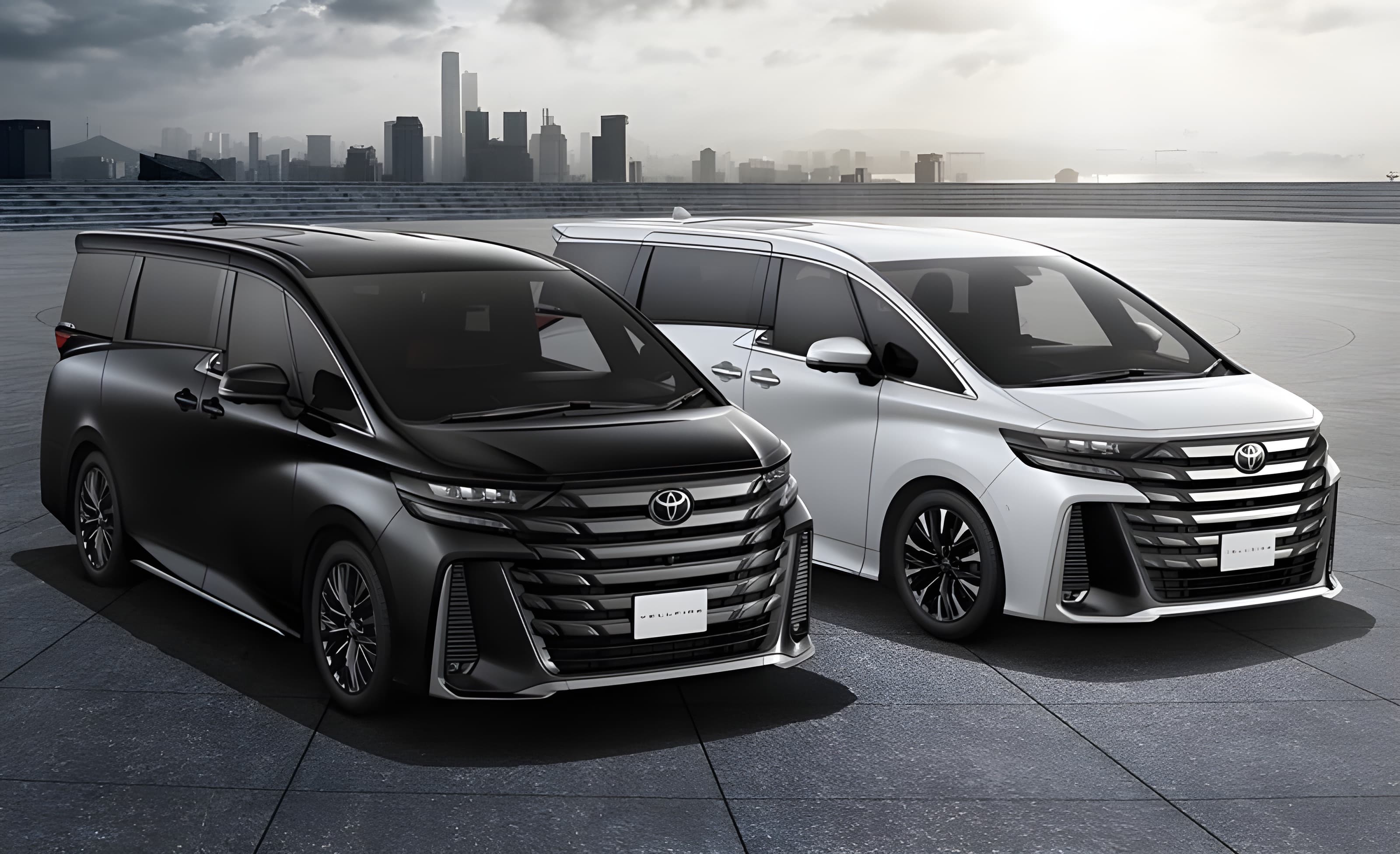 Rangkaian Toyota Alphard untuk perjalanan VIP keluarga